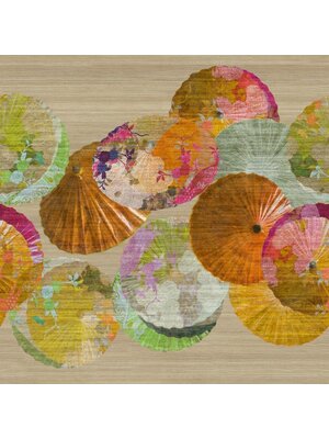 Noordwand Yuuma Fotobehang gekleurde waaiers - 27527Y