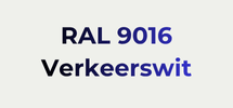 RAL 9016 verkeerswit