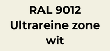 RAL 9012 ultrareine zone wit