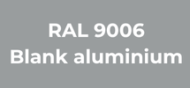 RAL 9006 blank aluminium
