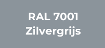 RAL 7001 zilvergrijs