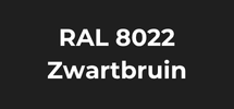 RAL 8022 zwartbruin