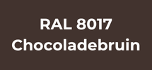 RAL 8017 chocoladebruin
