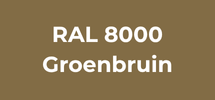 RAL 8000 groenbruin