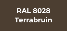 RAL 8028 terrabruin