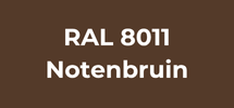 RAL 8011 notenbruin