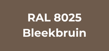 RAL 8025 bleekbruin