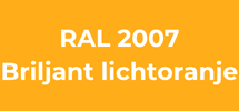 RAL 2007 briljant lichtoranje