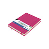 Kangaro Schetsboek - Hot Pink - Hardcover - 80 vellen - 140g - Roomwit Papier met Elastiek en Lint Kangaro Schetsboek - Hot Pink - Hardcover - 80 vellen - 140g - Roomwit Papier met Elastiek en Lint
