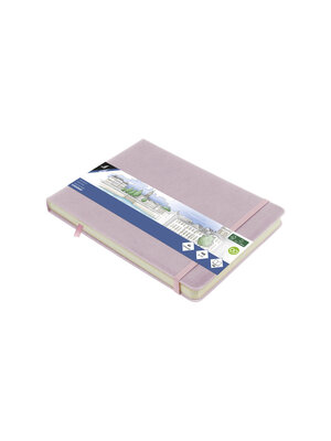 Kangaro Schetsboek - Landscape Violet - Hardcover - 80 vellen - 140g - Roomwit Papier met Elastiek en Lint