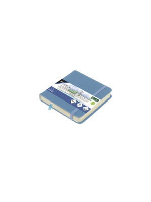 Kangaro Schetsboek - Sky Blue - Hardcover - 80 vellen - 140g - Roomwit Papier met Elastiek en Lint