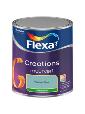 Flexa Creations Muurverf Extra Mat - Vintage Blue