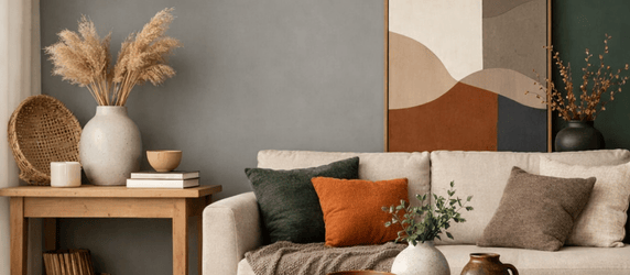 RAL 7030 combineren met materialen