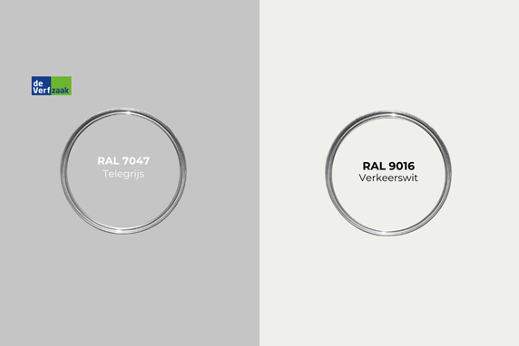 RAL 7047 vs RAL 9016