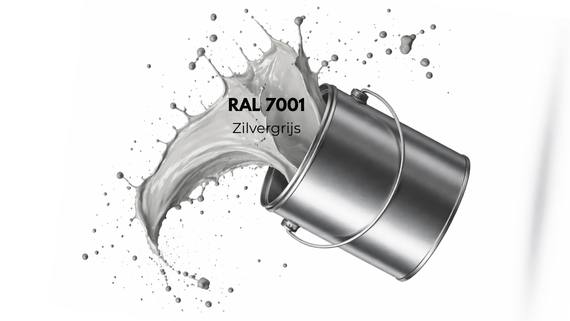 RAL 7001 potverf