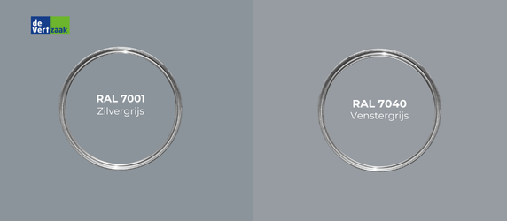RAL 7001 vs RAL 7040