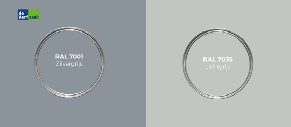 RAL 7001 vs RAL 7035