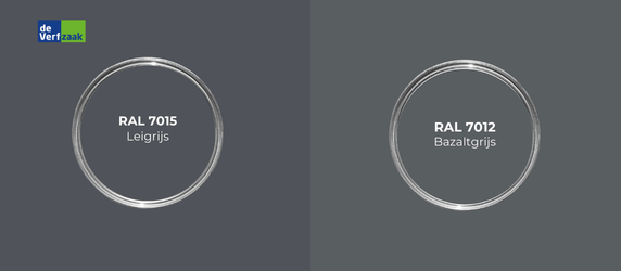 RAL 7012 vs 7015