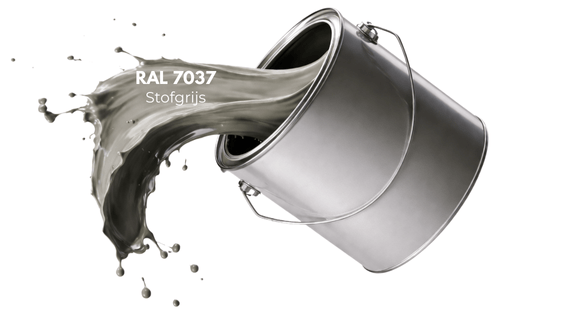 RAL 7037 stofgrijs