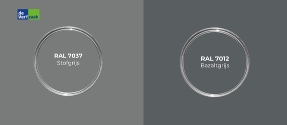 RAL 7037 vs RAL 7012