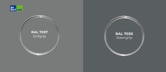 RAL 7037 vs RAL 7030