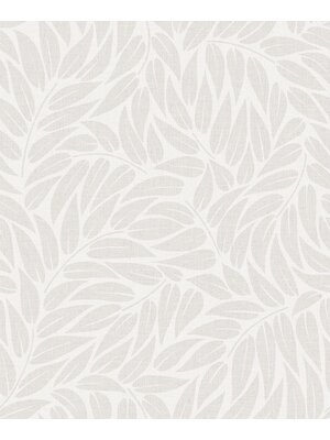 Noordwand Behang met bladeren motief