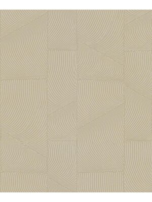 Marburg Behang organische blokken met lijnen structuur - 34643