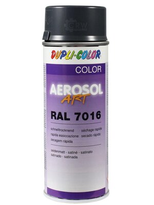 Dupli-Color Aerosol Art Zijdeglans - RAL 7016