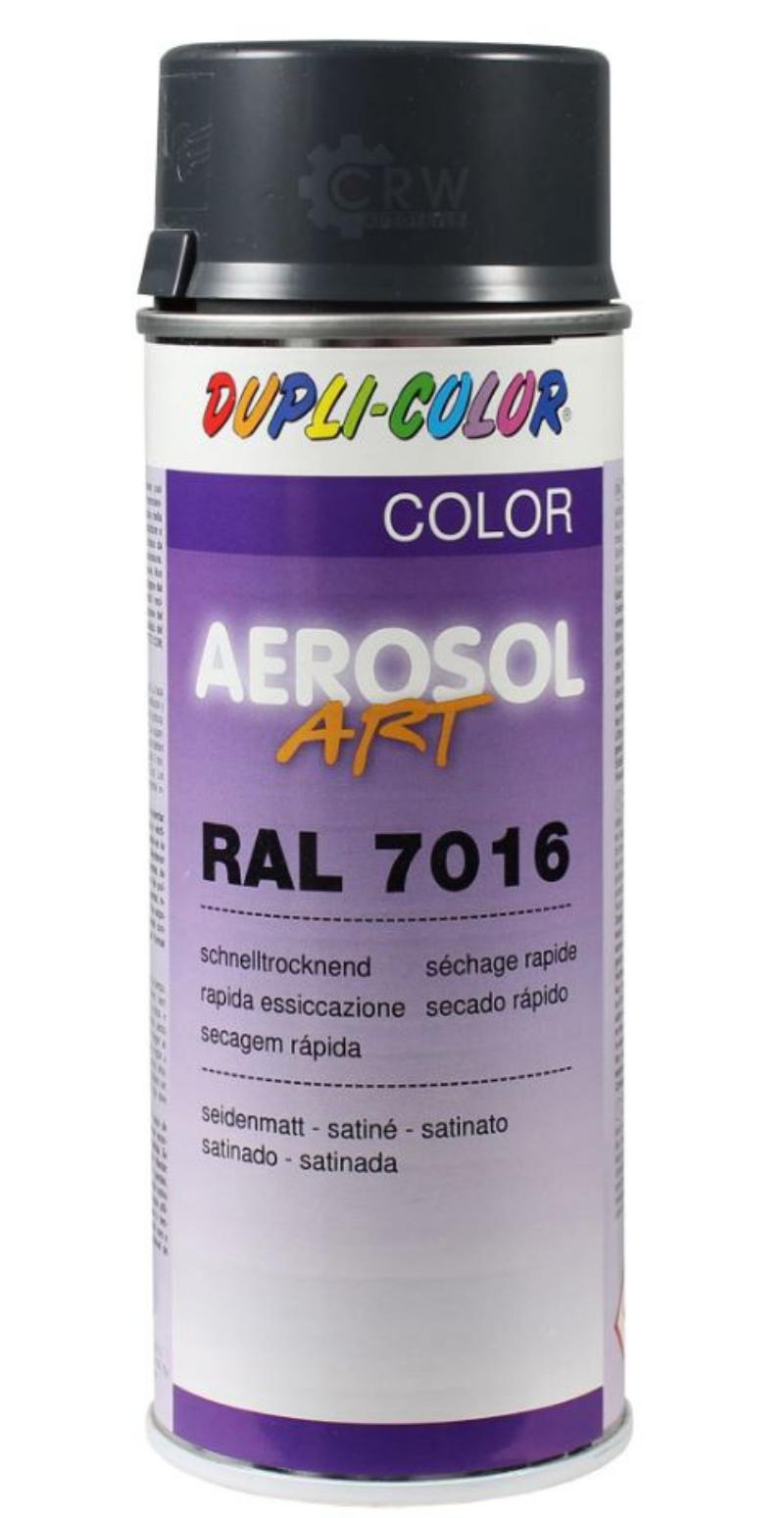 Dupli-Color Aerosol Art Zijdeglans - RAL 7016