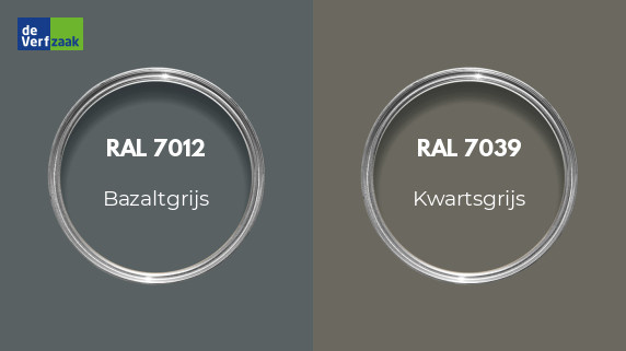 RAL 7012 vs RAL 7039