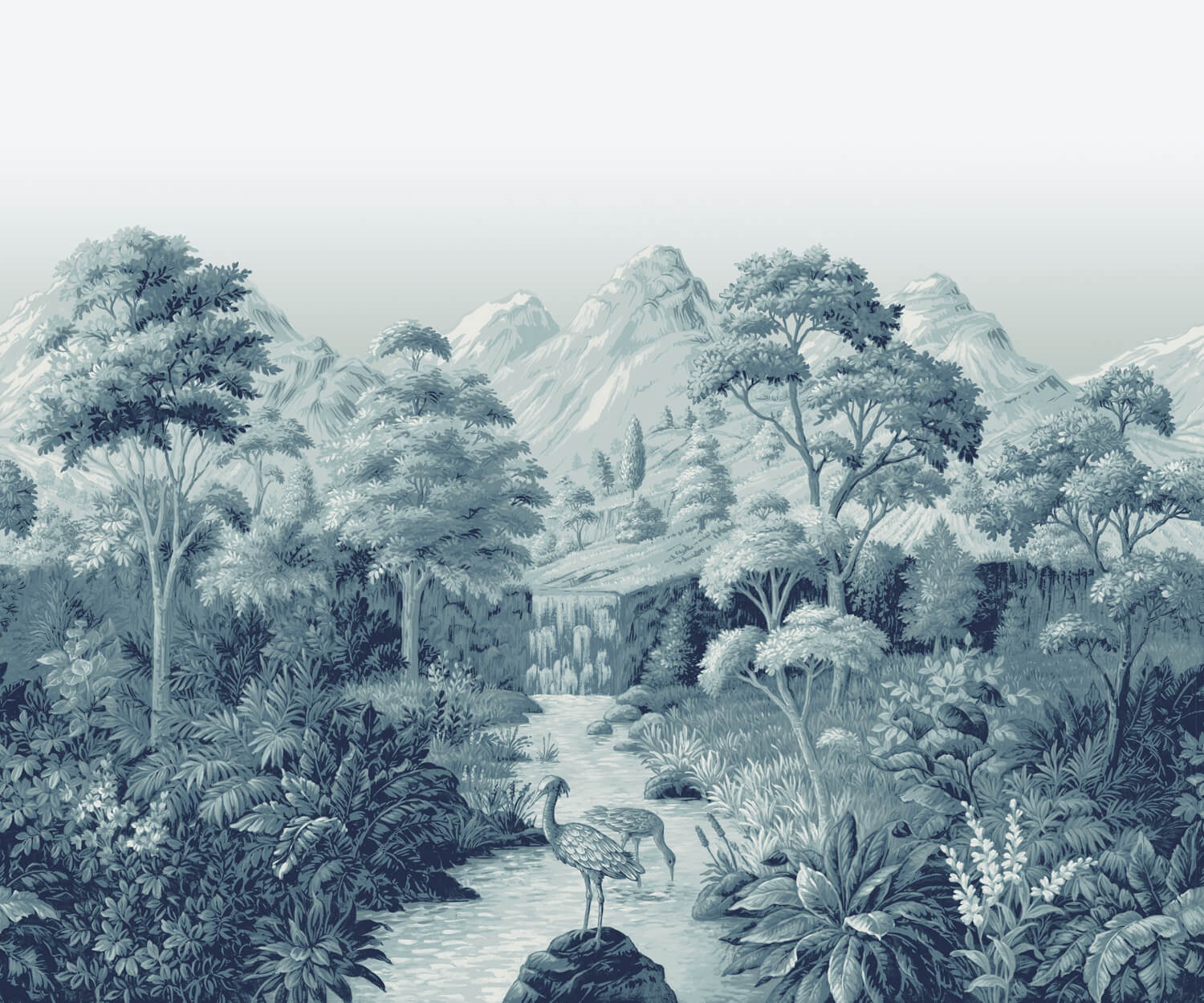 SketchTwenty3 FC Designology- mural Malvern Teal - DE01717