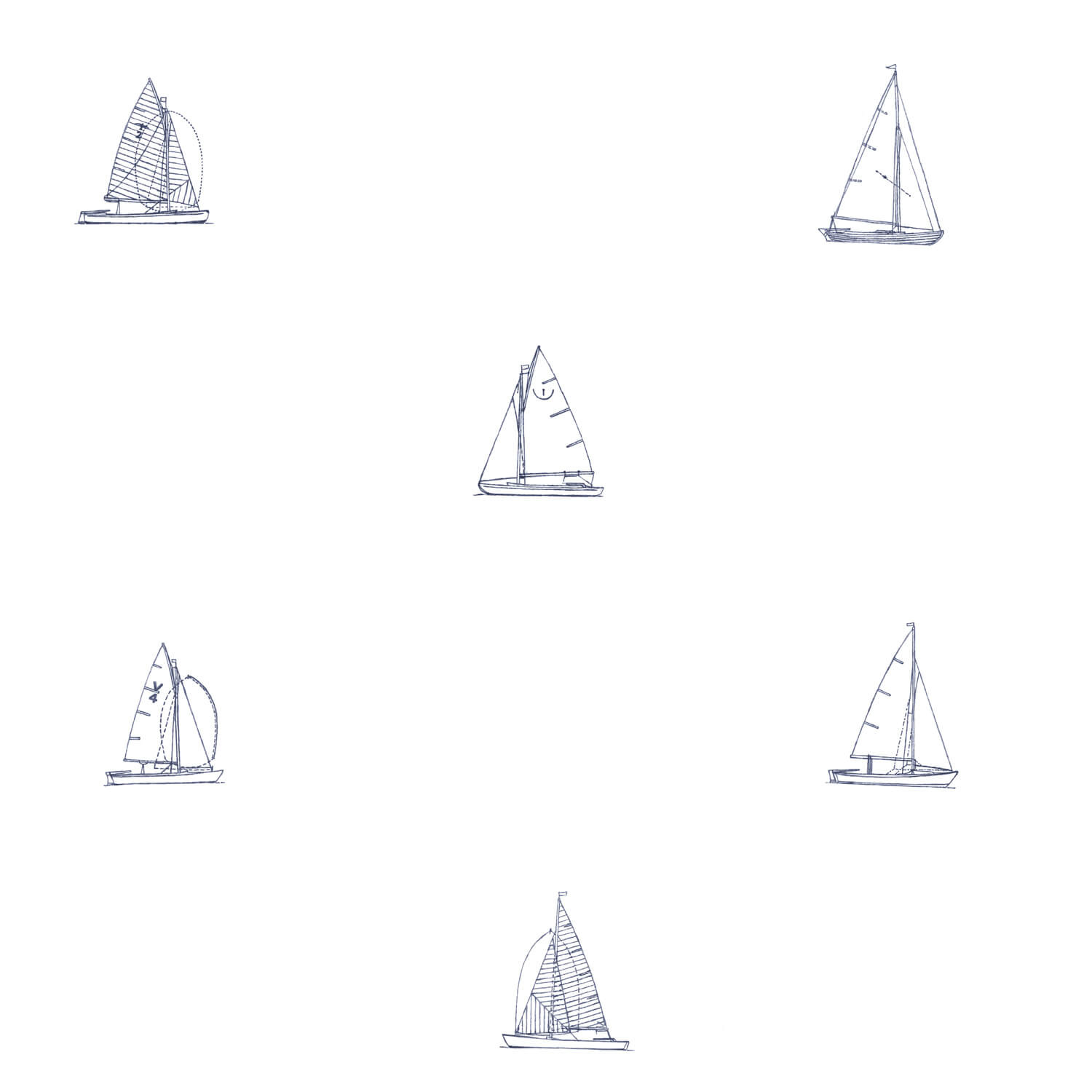 Dutch FC Joy- zeilboten wit/blauw - 72047