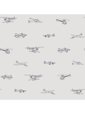 Dutch FC Joy- vliegtuigen grijs/blauw - 72063