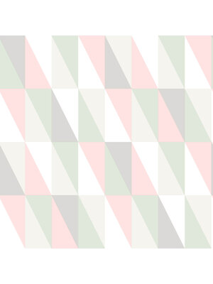 Dutch FC Joy- driehoeken roze/grijs - 72130