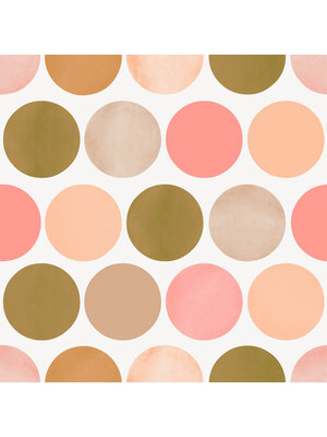 Dutch FC Joy- stippen wit/roze/bruin - 72140