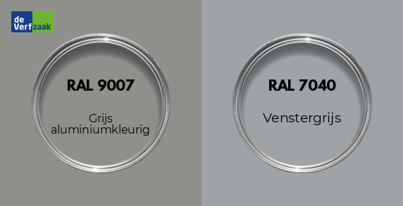 RAL 9007 vs RAL 7040