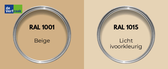 RAL 1001 vs RAL 1015