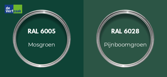 RAL 6005 vs RAL 6028