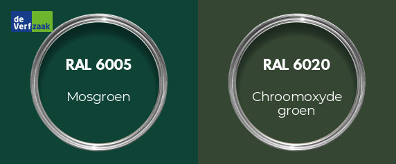 RAL 6005 vs RAL 6020