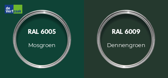 RAL 6005 vs RAL 6009