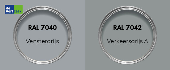 RAL 7040 vs RAL 7042