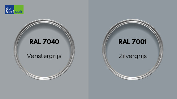RAL 7040 vs RAL 7001