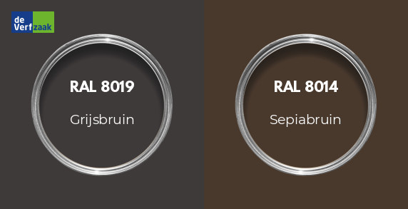 RAL 8019 vs RAL 8014