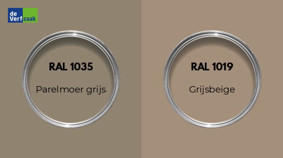 RAL 1035 vs RAL 1019