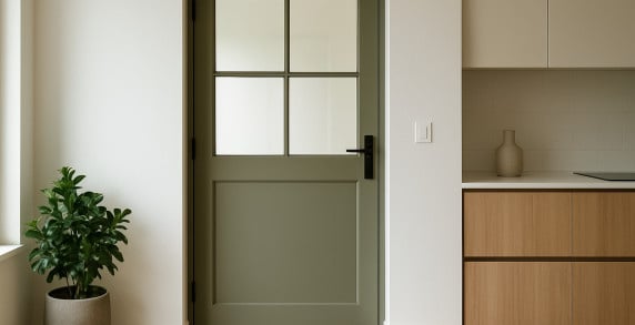 RAL 1035 stalen deur