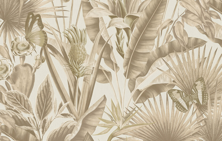 Dutch Tahiti - Fiori beige - 13331