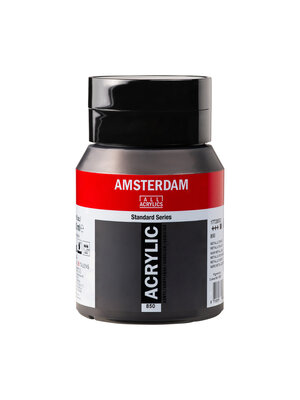 Amsterdam Standard Series Acrylverf Pot 500 ml Metallic Zwart 850