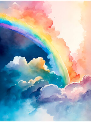 Decoprint Cute Walls- Rainbow Magic 212x280cm - CW6000-1