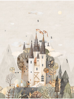Decoprint Cute Walls- Fairytale Castle 212x280cm - CW6005-1