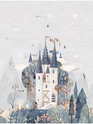 Decoprint Cute Walls- Fairytale Castle 212x280cm - CW6005-2
